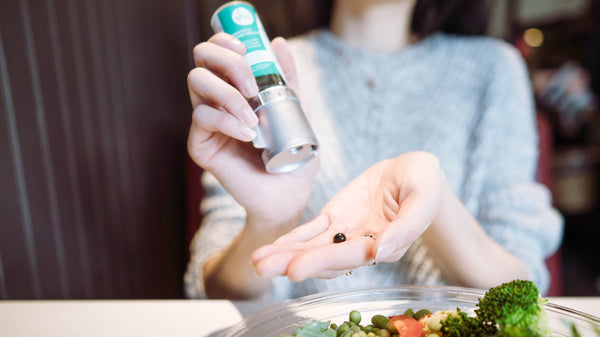 sho balance vegan probiotics easy to take and remember click dispenser