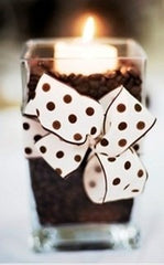 coffee candle center pieces