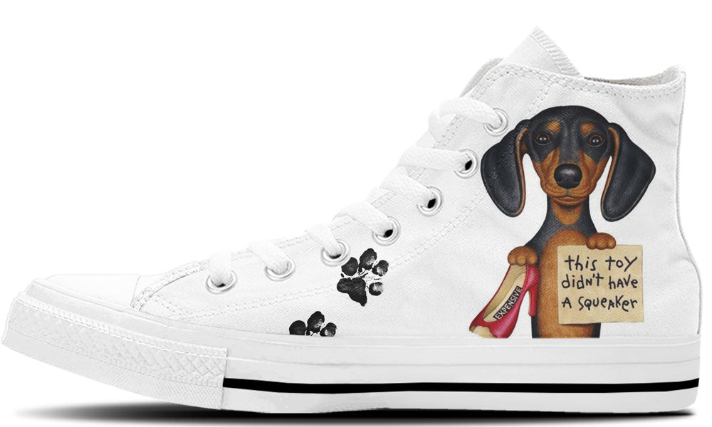 dachshund converse shoes