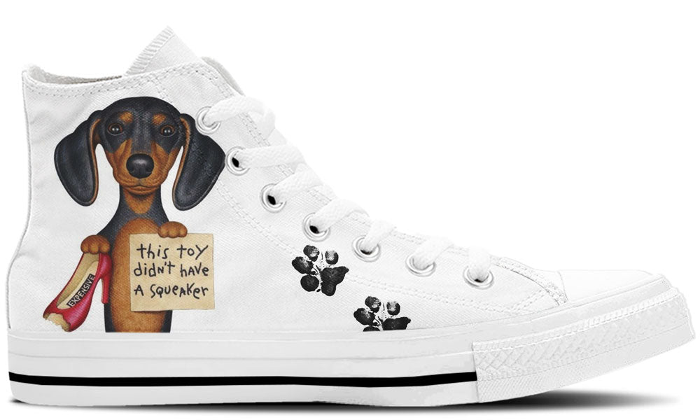 dachshund converse shoes