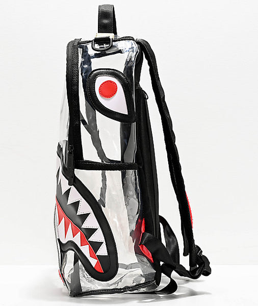 sprayground clear backpack