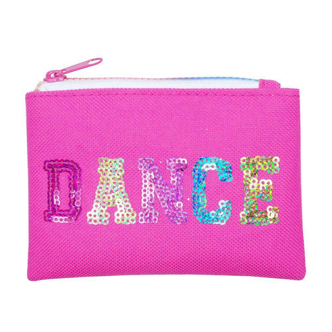 NEW Pink Poppy Hot Pink Sequinned Dance in Style Zipped Coin Purse