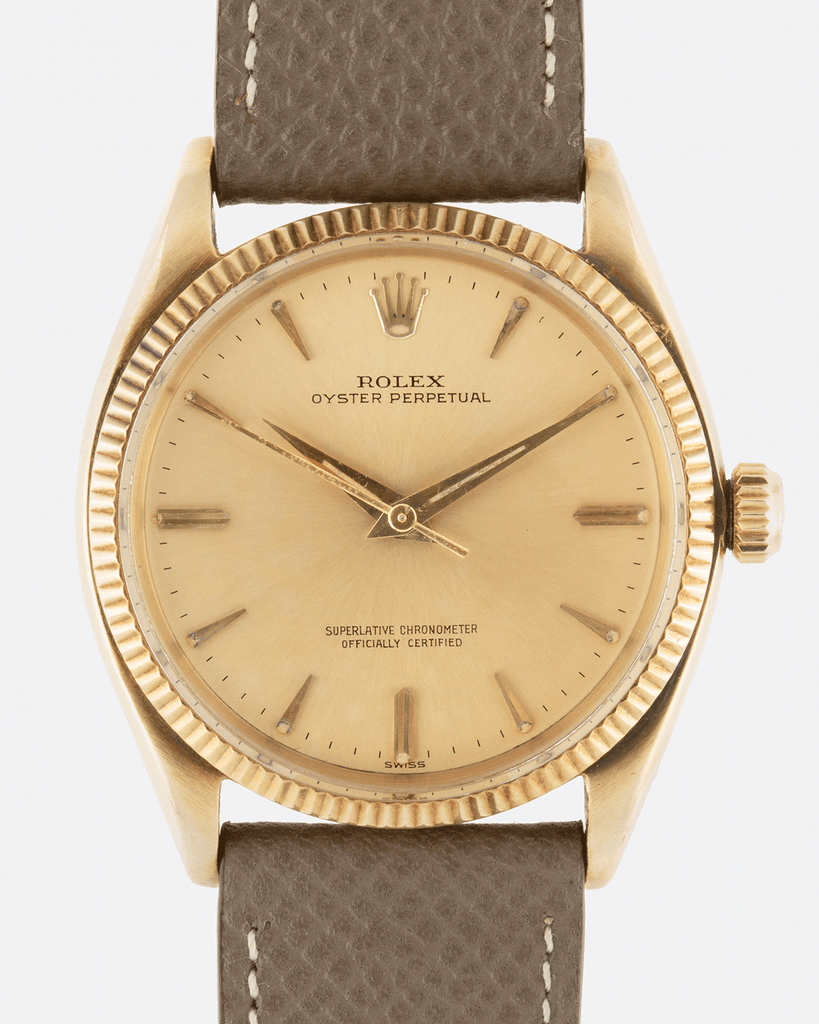 Rolex Oyster Perpetual 1005 Gold Watch 