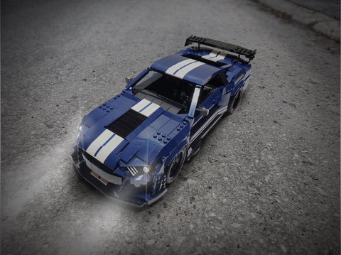 Ford Mustang Shelby GT500 2020 en Lego Luces Superior