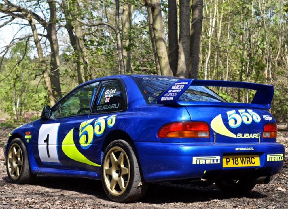 Subaru Impreza WRC 555 Colin McRae Posterior