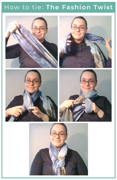 How to tie your scarf: The Fashion Twist