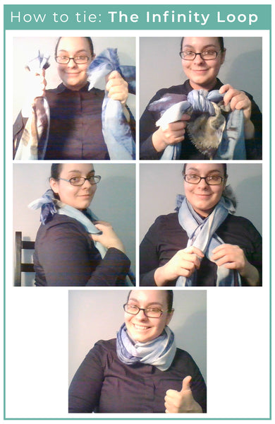 How to tie your scarf: The Infinity Loop