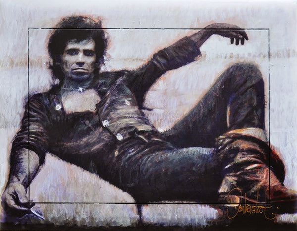 Keith Richards | Origineel schilderij | Peter Donkersloot Galerie