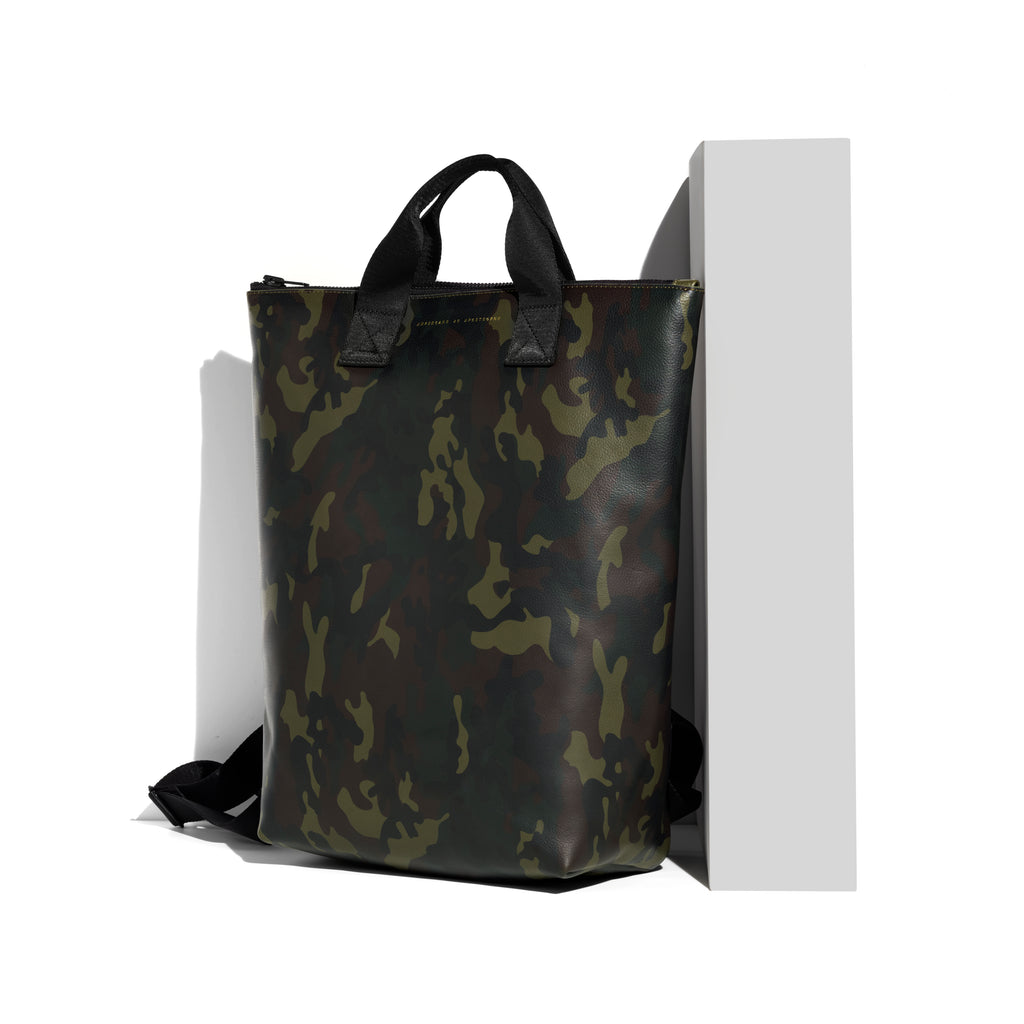 camo green backpack