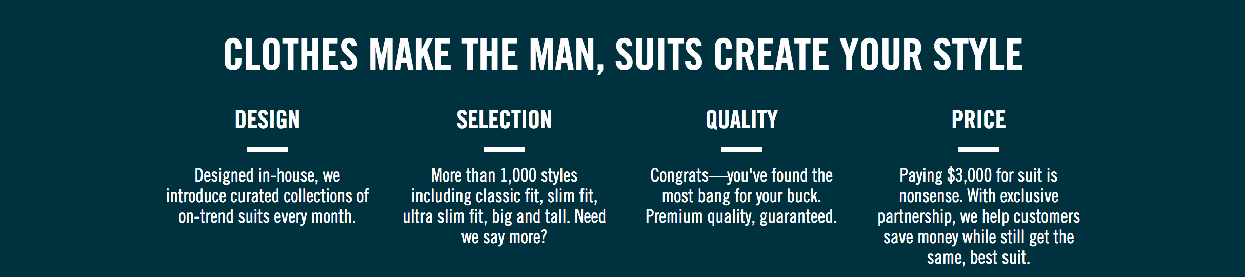 suit for sale