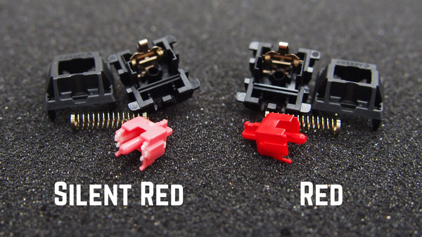 Cherry MX Silent red and Cherry MX red