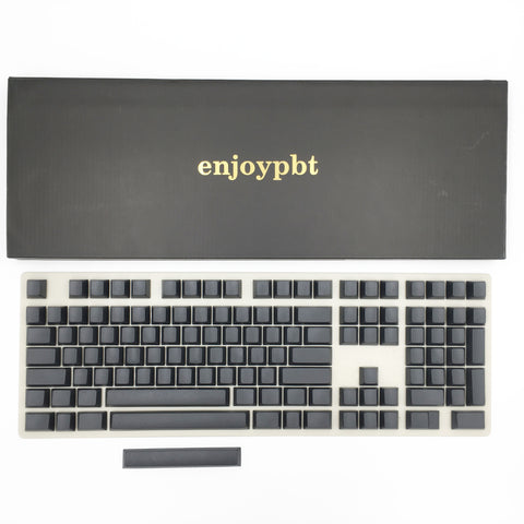 enjoypbt blank pbt keycap set black box set