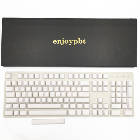 enjoypbt blank keycap white box set