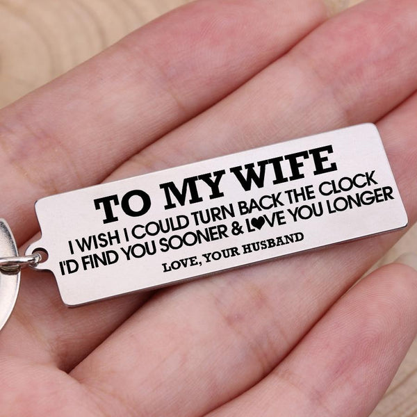 to my wife keychain