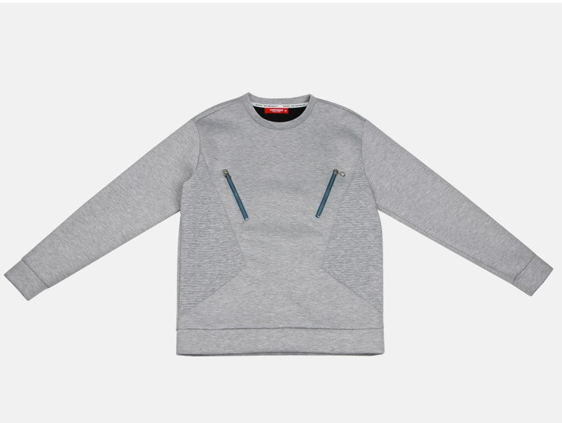 Side Quilting Neoprene Sweatshirt