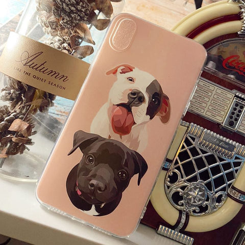 Custom pet portrait phone case | GoMine