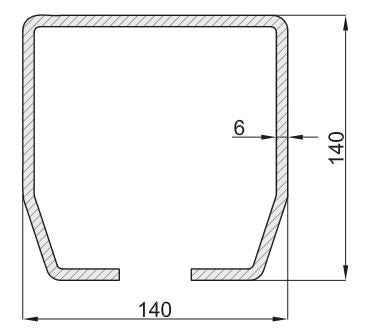 Cantilever Channel (3mL) Black Steel - XL ***Clearance Price**