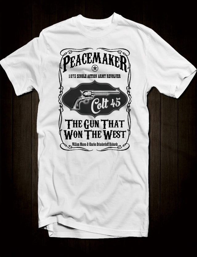 Colt 45 Peacemaker T Shirt Hellwood Outfitters