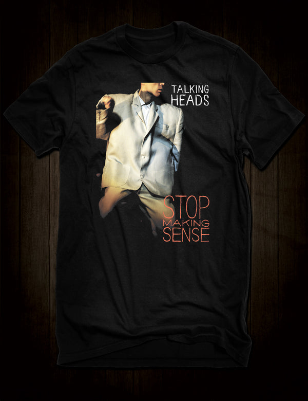 Talking Heads Stop Making Sense Retro música T Shirt