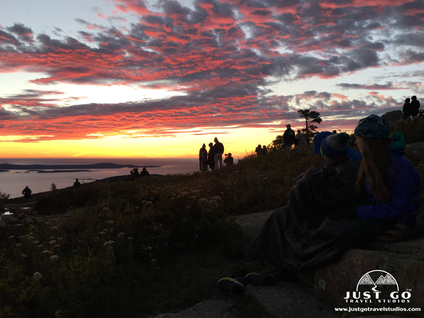 sunrise on cadillac mountain