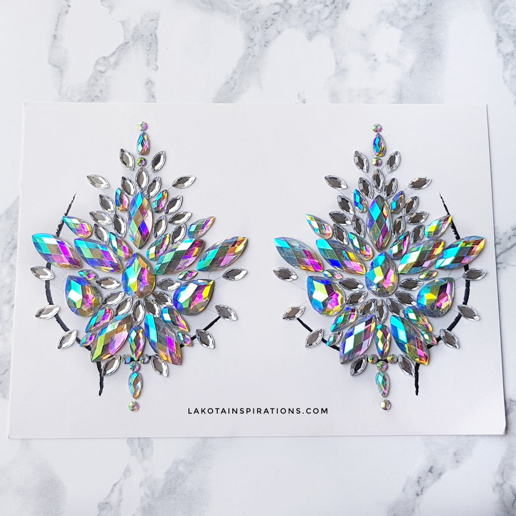 Titanium Trouble Crystal Boob Jewels