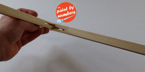 DIY Frame and Stretcher Bars for Canvas Paint by Number kit