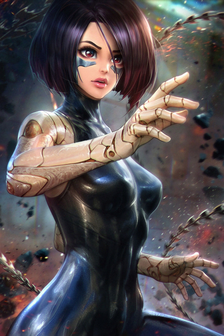 艾莉塔,Alita,阿丽塔,ガリィ,Gally,Yoko,銃夢,Gunnm,铳梦,戰鬥天使,Battle Angel,战斗天使,アメコミ,Cartoon,卡通,人造人