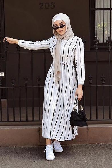 Abaya under dress in jazz fabric, nice and fresh, sleeveless, round