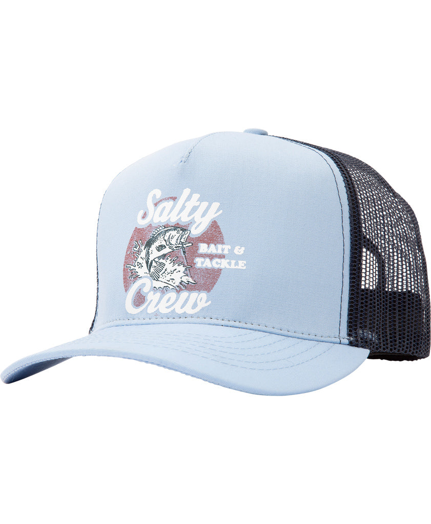 bait and tackle trucker hat