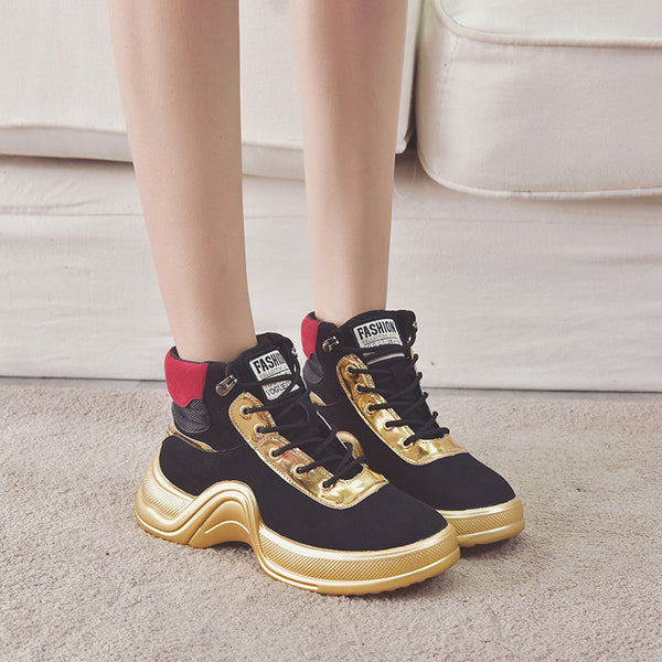 female platform sneakers