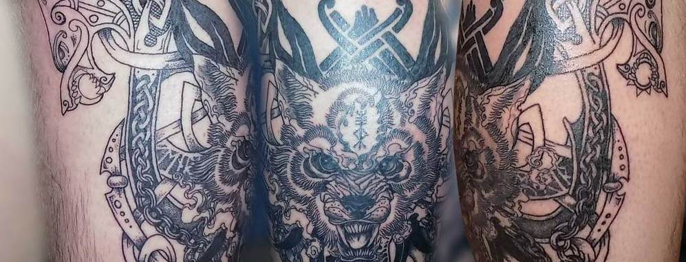 Featured image of post Fenrir Tattoo Arm Arm tattoos help to highlight your strong arms and muscules