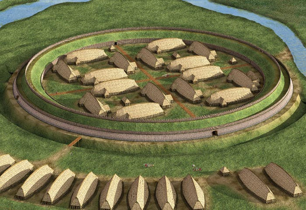 Viking fort Trelleborg in Slagelse 