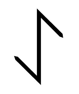Image of Eihwaz rune rune meaning