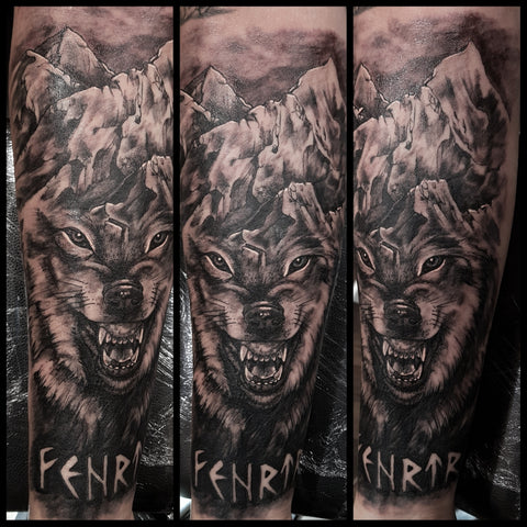 fenris wolf tattoo