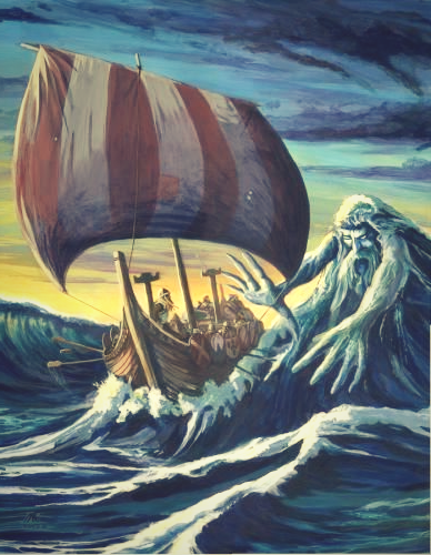 Aegir was the Lord of the Sea for which the Vikings respected him 