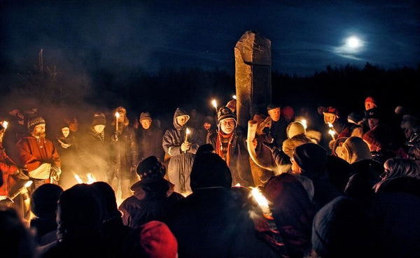 Asatru ceremony in the modern time 