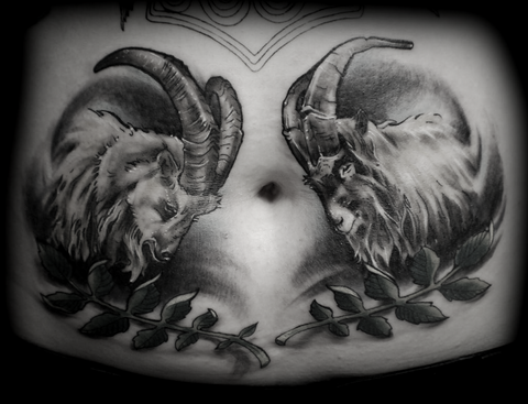 Thor goats tattoo Viking tattoo ideas inspiration