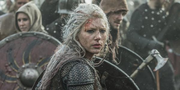 Lagertha as a Viking shieldmaiden