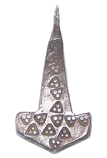 Thor hammer that resembled the cross in the 9th and 10th century