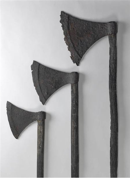 Three Viking Axe artifacts 