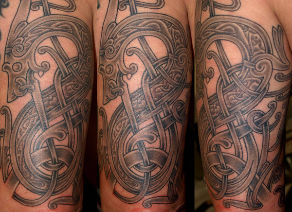 Viking art tattoo