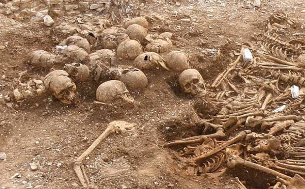 Viking headless skeletons found in Dorset England 