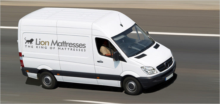 Lion Mattresses Delivery Van