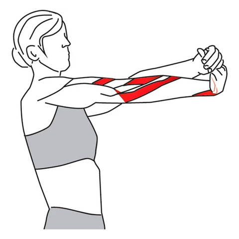 Wrist rotation stretch