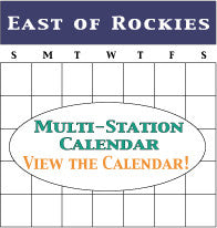 East of Rockies Calendar