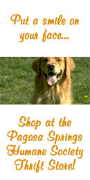 Shop the Pagosa Springs Humane Society Thrift Store!