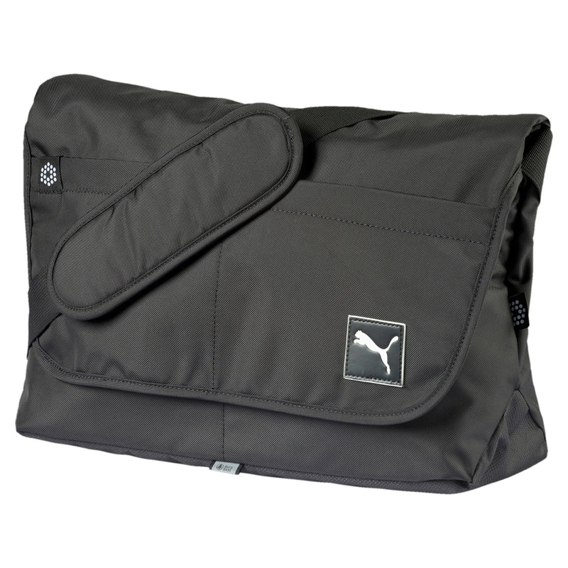 puma black messenger bag