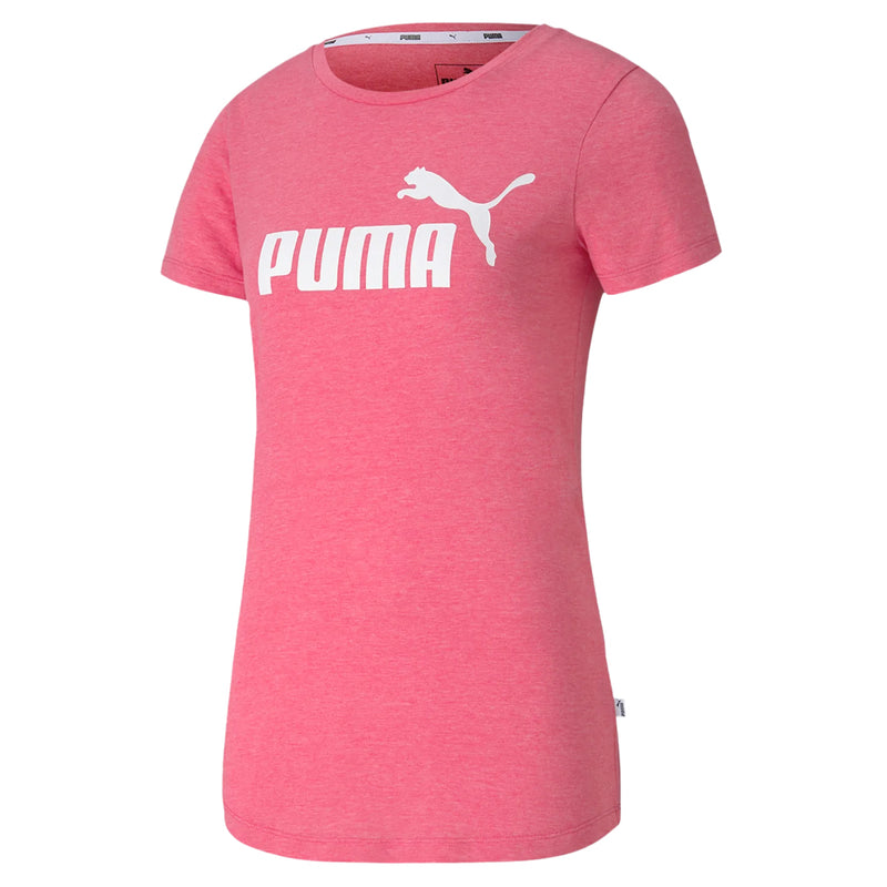 puma active logo heather tee