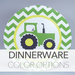 Dinnerware color options