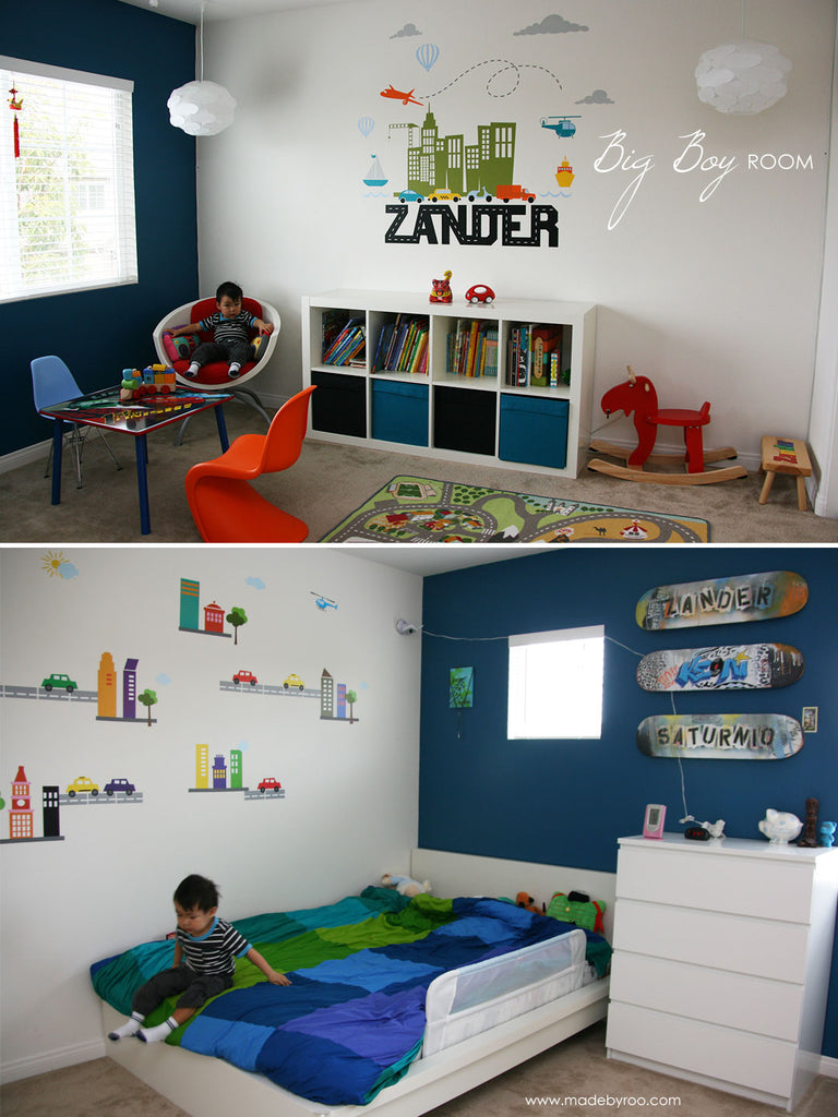 Transportation Theme Boys' Room Ideas 